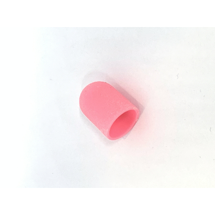 Ковпачки абразиву для педикюру, 10*15 мм #180, pink 1 шт.