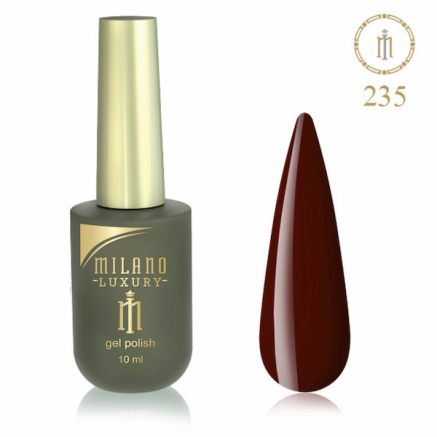 Гель лак MILANO LUXURY 10 мл №235 (Кавовий)