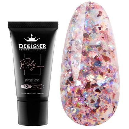 Полігель 30 мл Designer Diamond Pecan №42