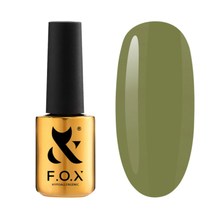 Гель-лак F.O.X Spectrum Gel Vinyl 063 Cannabis зеленый хаки. 7 мл (2100994239214)