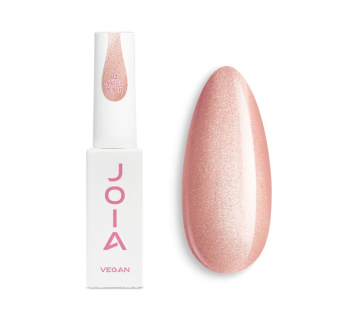 База камуфлирующая для гель-лака JOIA vegan Magic Cat Base 02 Angel Peach персиковый с серебряными переливами 8 мл (4820259343033)