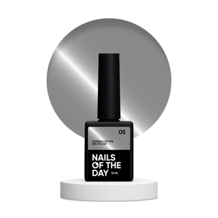 Гель-лак Nails Of The Day Korean Cat Eye 05 сірий 10 мл (4826438000469)