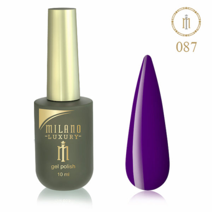Гель лак MILANO LUXURY 10 мл № 087 (Красно-сиреневый)
