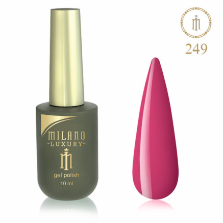 Гель лак MILANO LUXURY 10 мл № 249 (Дикий арбуз Крайола)