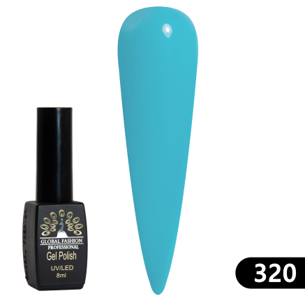 Гель лак BLACK ELITE 320, Global Fashion 8 мл