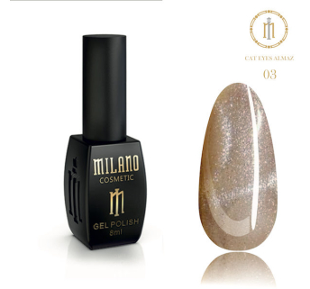 Гель Лак MILANO Cat eyes ALMAZ 8 Мл № 03