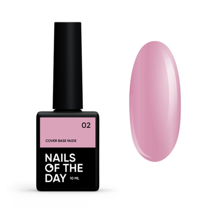 База камуфлирующая Nails Of The Day Cover Base Nude 02. розовый. 10 мл (4825547639720)