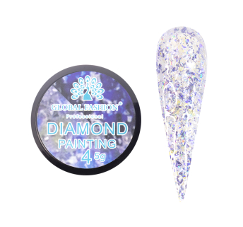 Глиттер гель Global Fashion 5 гр, New Diamond painting gel 04