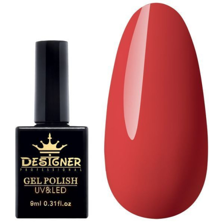 Гель-лак Designer Ruby Berries - A28 'Насичений лосось'