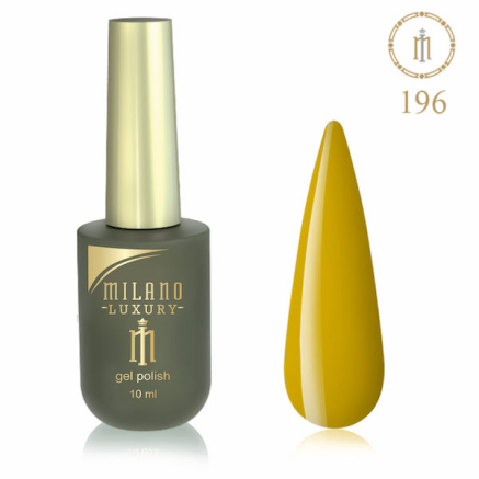 Гель лак MILANO LUXURY 10 мл № 196 (Янтарный)
