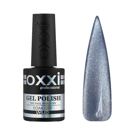 Гель-лак Oxxi Professional Crystal Cat 005 блакитний з шимером 10 мл (2100994317684)