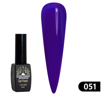 Гель лак BLACK ELITE 051, Global Fashion 8 мл