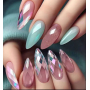 Diamond Fast Gel Tips (DF3 Almond large) - гелеві типси Designer 120 шт/уп