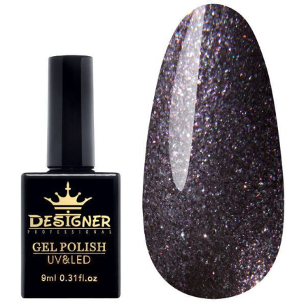 Гель-лак Designer Diamond Kingdom - M350 'Траурна сукня'