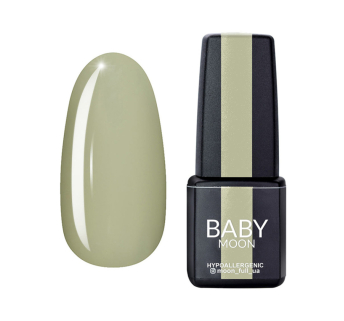 Гель-лак Baby Moon Green Sea 012 ніжний оливковий. 6 мл (5908254000874)