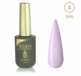 Гель лак MILANO LUXURY 10 мл № 046 (Очень бледный фиолетовый)
