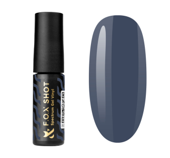 Гель-лак F.O.X Shot Spectrum Gel Vinyl 102 Elsa серый деним. 5 мл (2100994262410)