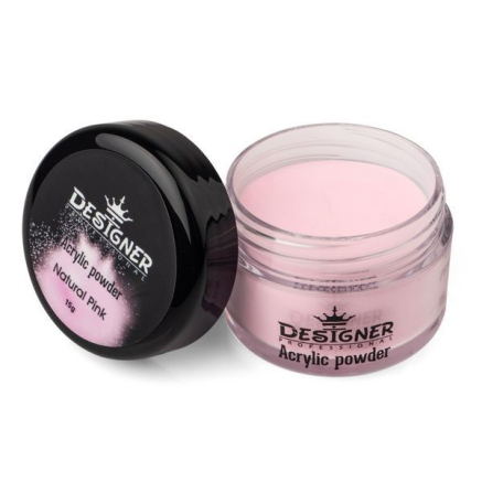 Acrylic Powder 15 г. (Natural pink). - акрилова пудра Designer