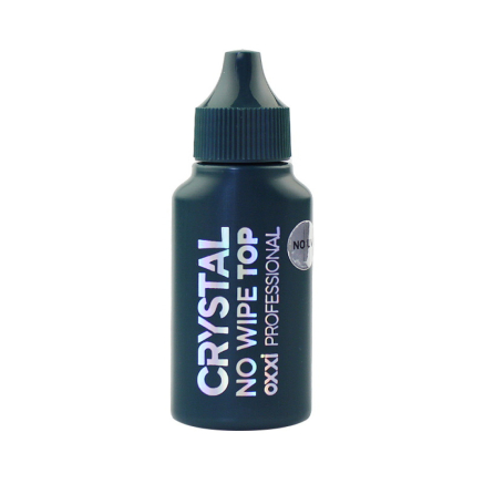 Топ для гель-лака без липкого слоя Oxxi Professional No Wipe Top Coat Crystal No UV. 30 мл (2100994289172)