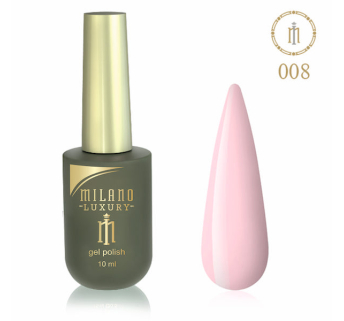 Гель лак MILANO LUXURY 10 мл № 008 (Бледный кизил)