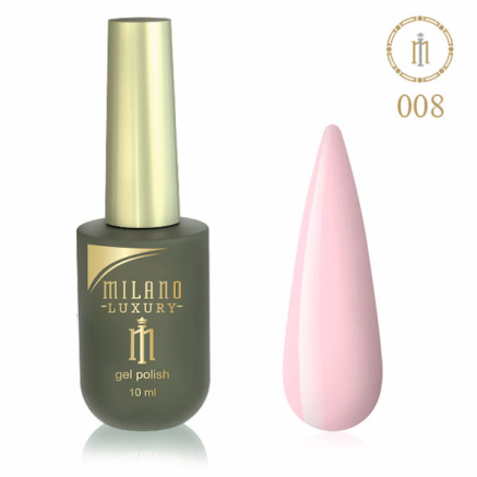 Гель лак MILANO LUXURY 10 мл № 008 (Бледный кизил)