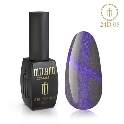 Гель лак 24D Milano 8 мл №08