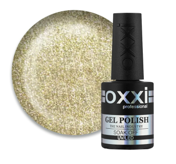 Гель-лак Oxxi Professional 094 золотистый с голографическими блестками. 10 мл (2000006199478)