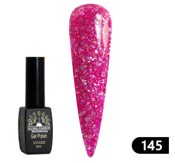 Гель лак BLACK ELITE 145, Global Fashion 8 мл