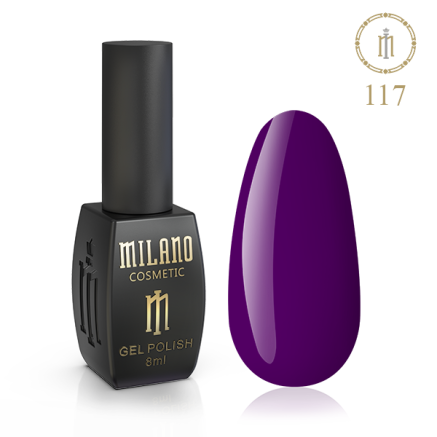 Гель лак MILANO 8 мл № 117 (Рододендрон)