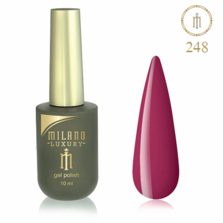 Гель лак MILANO LUXURY 10 мл № 248 (Ніжний дотик)
