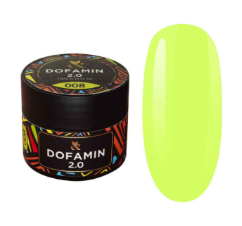 База неоновая цветная F.O.X Base Dofamin 2.0 008. желтый неон. 10 мл (2100994290352)