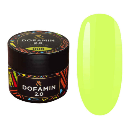 База неоновая цветная F.O.X Base Dofamin 2.0 008. желтый неон. 10 мл (2100994290352)