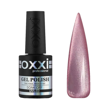 Гель-лак Oxxi Professional Crystal Cat 002 світло-рожевий з шимером 10 мл (2100994317653)