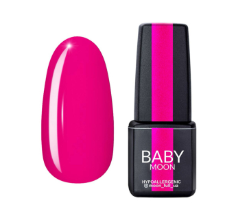 Гель-лак Baby Moon Dolce Rose 015 яскраво-рожевий з малиновим відливом. 6 мл (5908254000157)