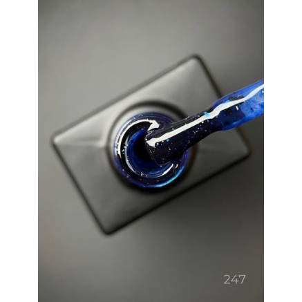 Кольорова база Miracle base 246 Designer (9 мл.) - з чорною, срібною та кольоровою поталлю