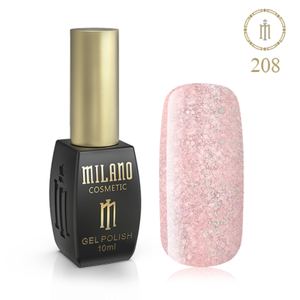 Гель лак MILANO 10ml №208 (Габбі)