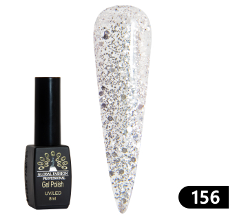 Гель лак BLACK ELITE 156, Global Fashion 8 мл