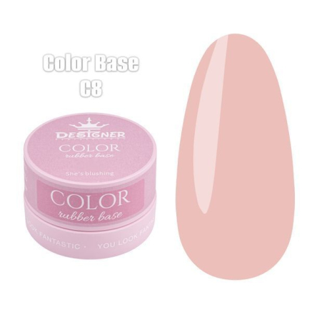 Color Base (30 мл.) She's blushing С8 Designer (Кольорова база)