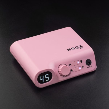 Фрезер Мокс X100 (Рожевий) на 45 000 об/хв. та 70W. для манікюру та педикюру