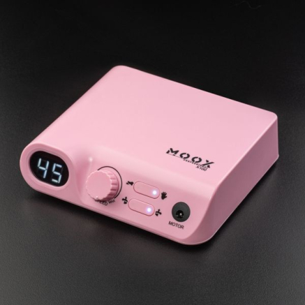 Фрезер Мокс X100 (Рожевий) на 45 000 об/хв. та 70W. для манікюру та педикюру