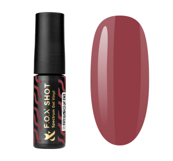 Гель-лак F.O.X Shot Spectrum Gel Vinyl 087 Sophia розовый шоколад. 5 мл (2100994262267)