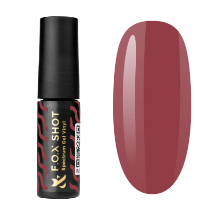 Гель-лак F.O.X Shot Spectrum Gel Vinyl 087 Sophia розовый шоколад. 5 мл (2100994262267)