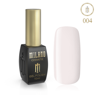 Гель лак MILANO 10ml № 004 (Ванильный крем)