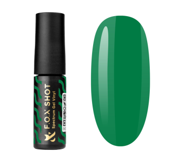 Гель-лак F.O.X Shot Spectrum Gel Vinyl 105 Natalie салатовый. 5 мл (2100994262458)