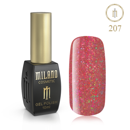 Гель лак MILANO 10ml №207 (Шпинель)