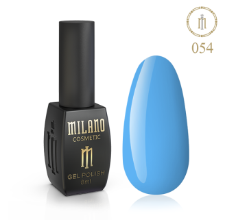 Гель лак MILANO 8 мл №054 (Блакитний кролик)