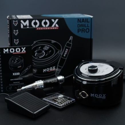 Фрезер Мокс X220 (Black) на 50 000 об/хв. та 70W. для манікюру та педикюру