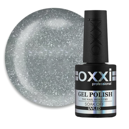 Гель-лак Oxxi Professional Glory 011. графітово-сірий з шимерами. 10 мл (2100994233120)