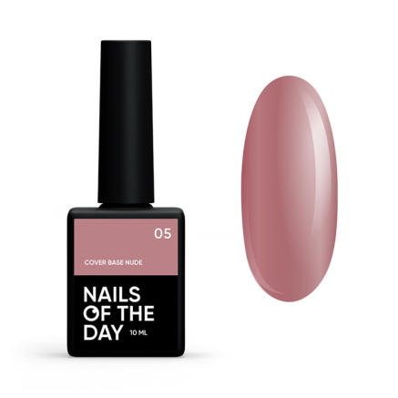 База камуфлююча Nails Of The Day Cover Base Nude 05. нюд. 10 мл (4825547639775)