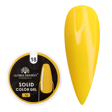 Гель-фарба підвищеної густини, Solid color gel 5 гр, 18